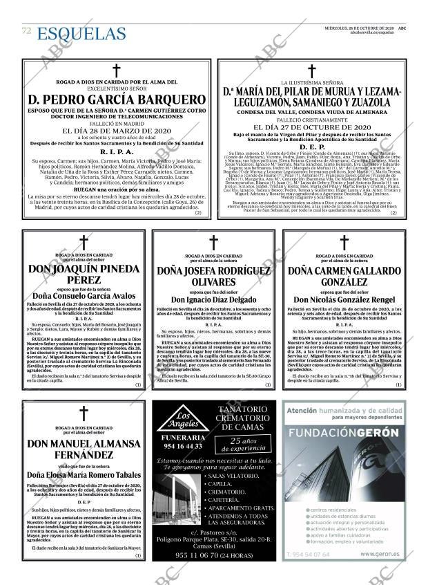 ABC SEVILLA 28-10-2020 página 72