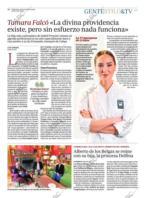 ABC SEVILLA 28-10-2020 página 85