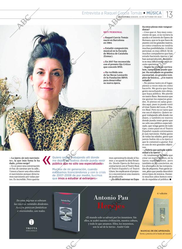 CULTURAL MADRID 31-10-2020 página 13