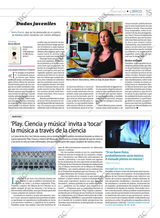 CULTURAL MADRID 31-10-2020 página 15