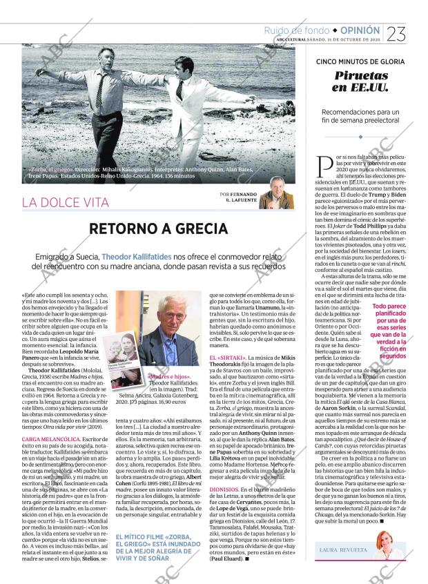 CULTURAL MADRID 31-10-2020 página 23