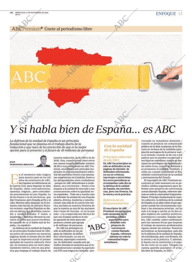 ABC MADRID 11-11-2020 página 13