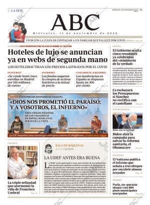 ABC MADRID 11-11-2020 página 2