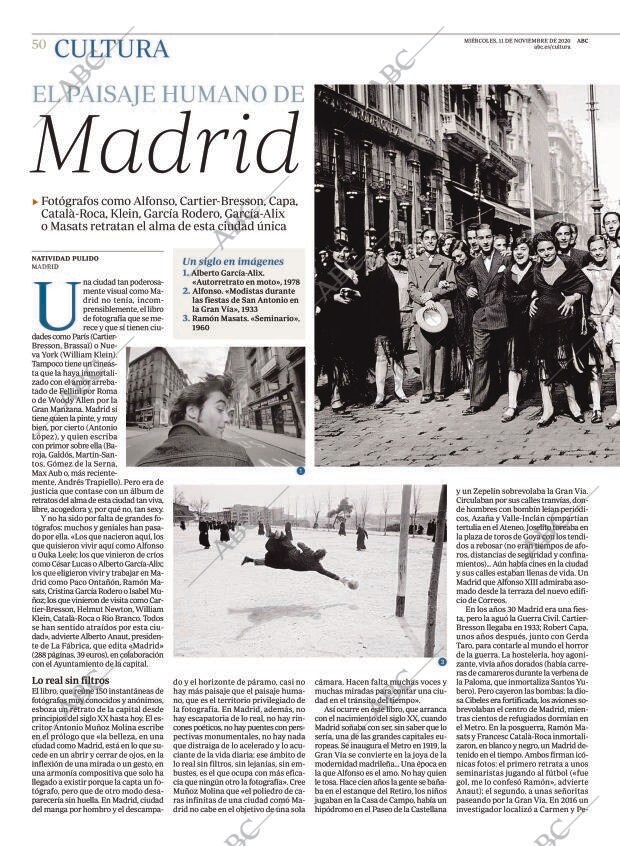 ABC MADRID 11-11-2020 página 50
