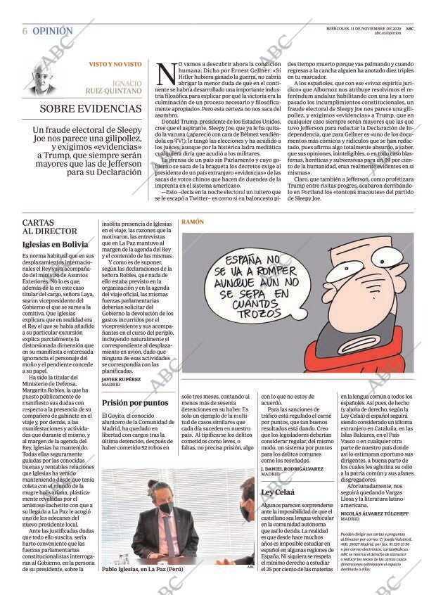 ABC MADRID 11-11-2020 página 6