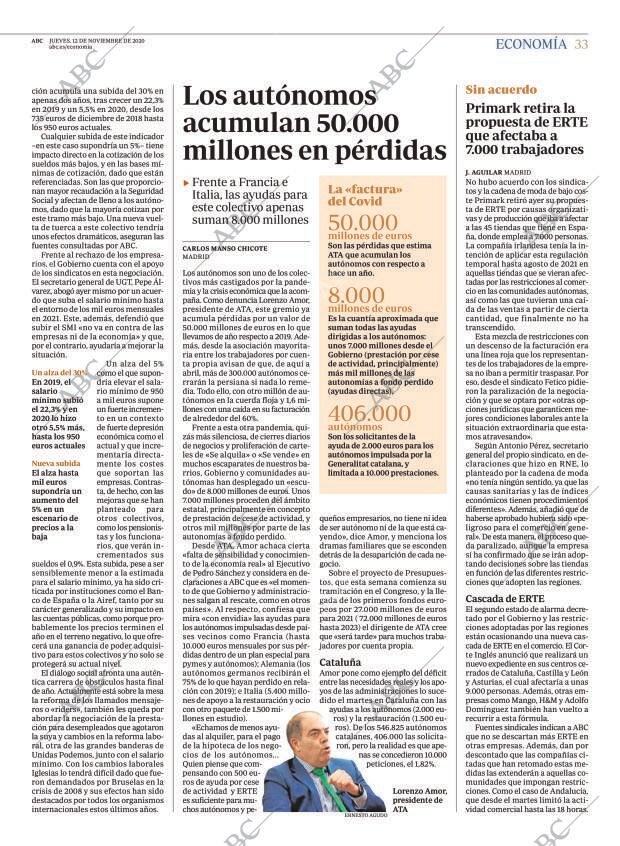 ABC MADRID 12-11-2020 página 33
