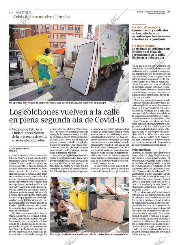 ABC MADRID 12-11-2020 página 64