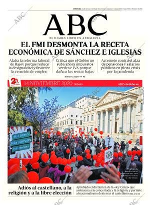 ABC CORDOBA 14-11-2020 página 1