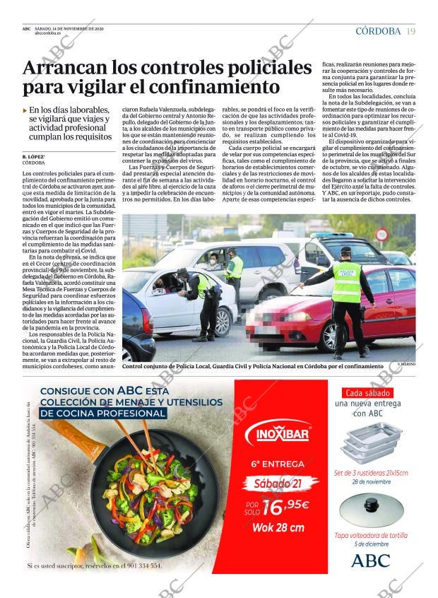 ABC CORDOBA 14-11-2020 página 19
