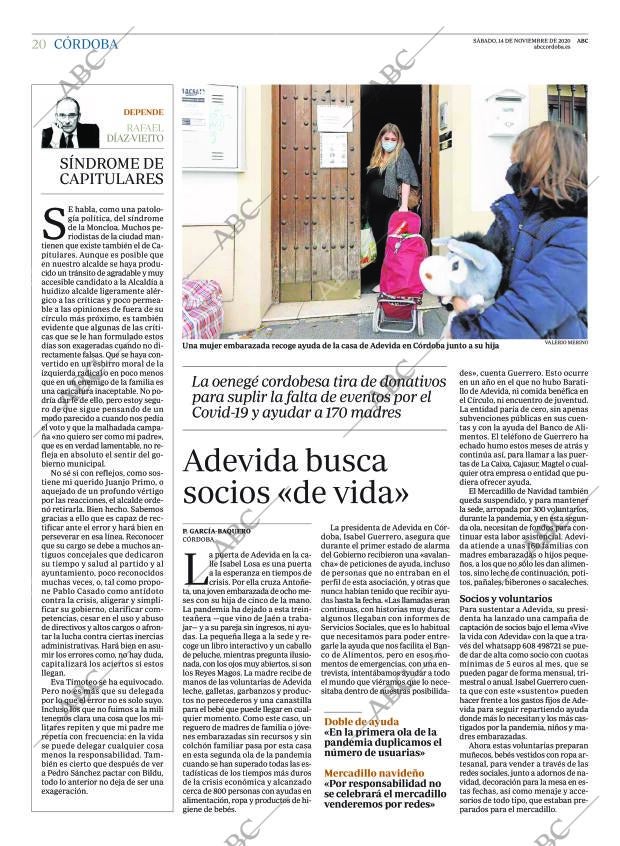 ABC CORDOBA 14-11-2020 página 20