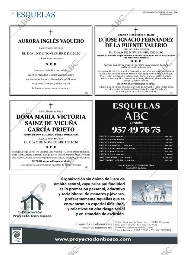 ABC CORDOBA 14-11-2020 página 58
