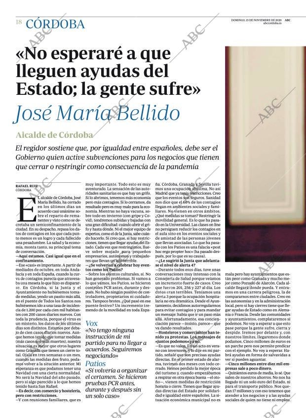 ABC CORDOBA 15-11-2020 página 18