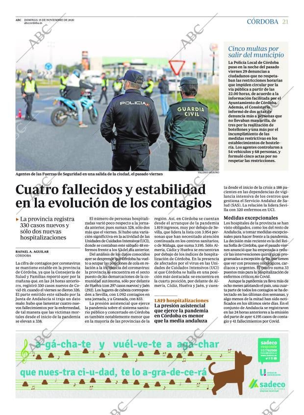ABC CORDOBA 15-11-2020 página 21