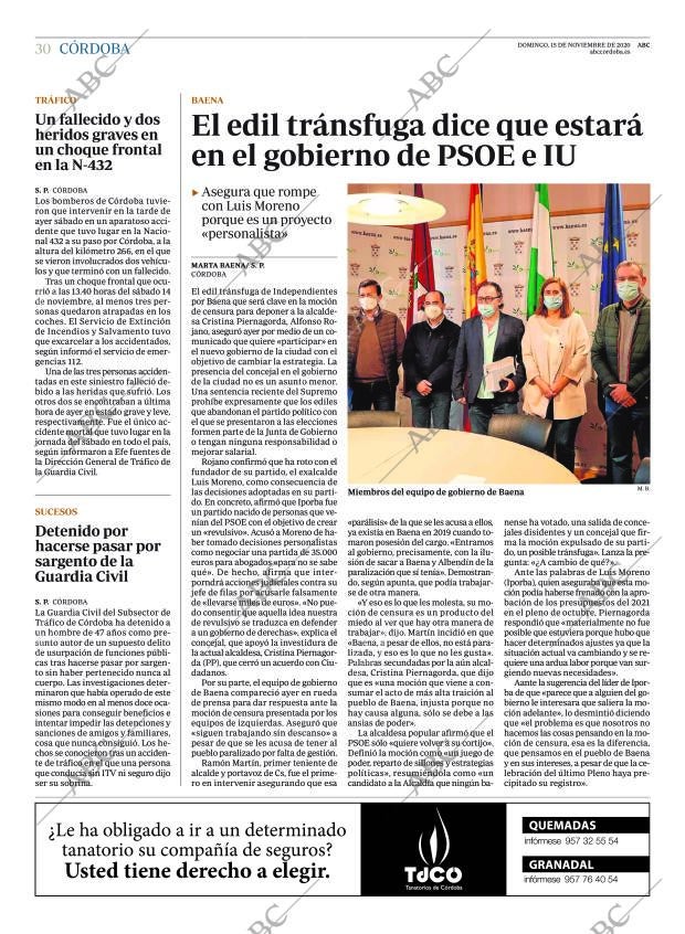 ABC CORDOBA 15-11-2020 página 30