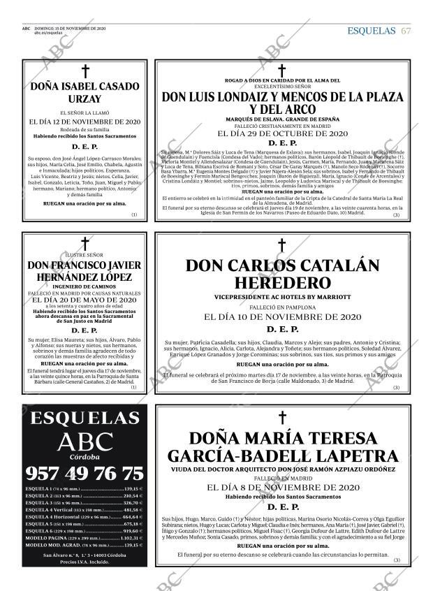 ABC CORDOBA 15-11-2020 página 67