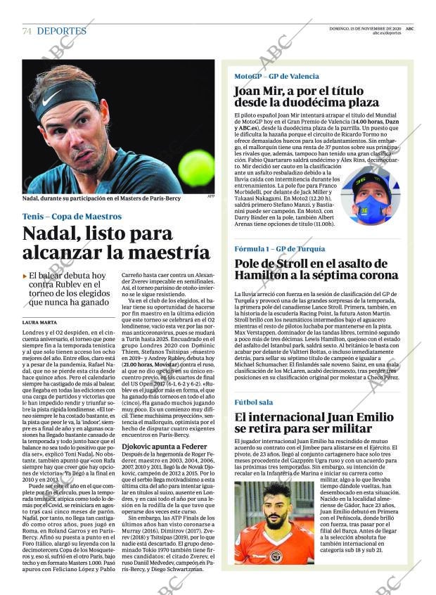 ABC CORDOBA 15-11-2020 página 74