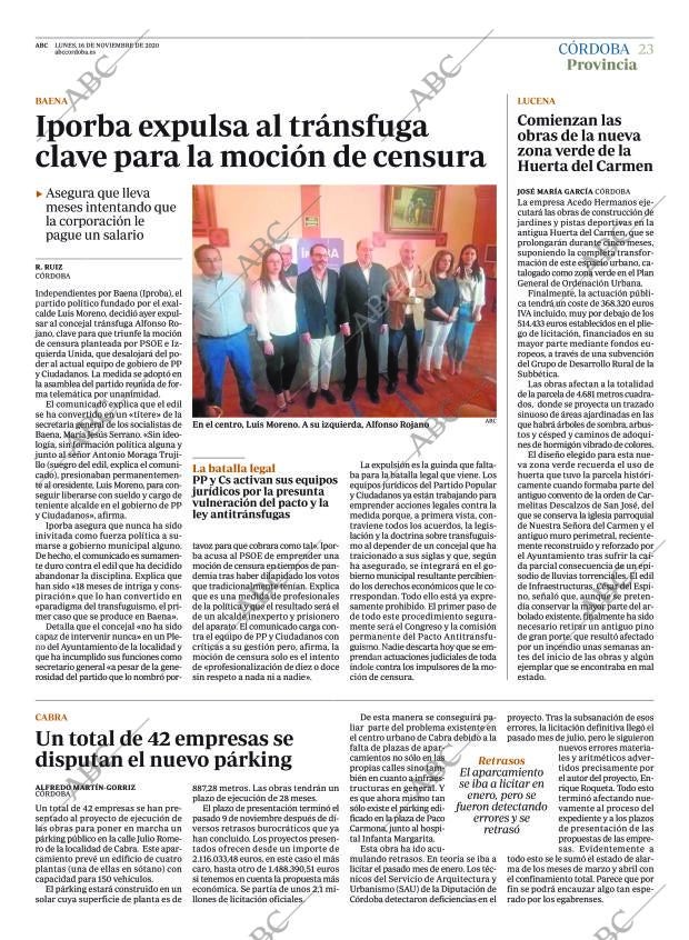 ABC CORDOBA 16-11-2020 página 23