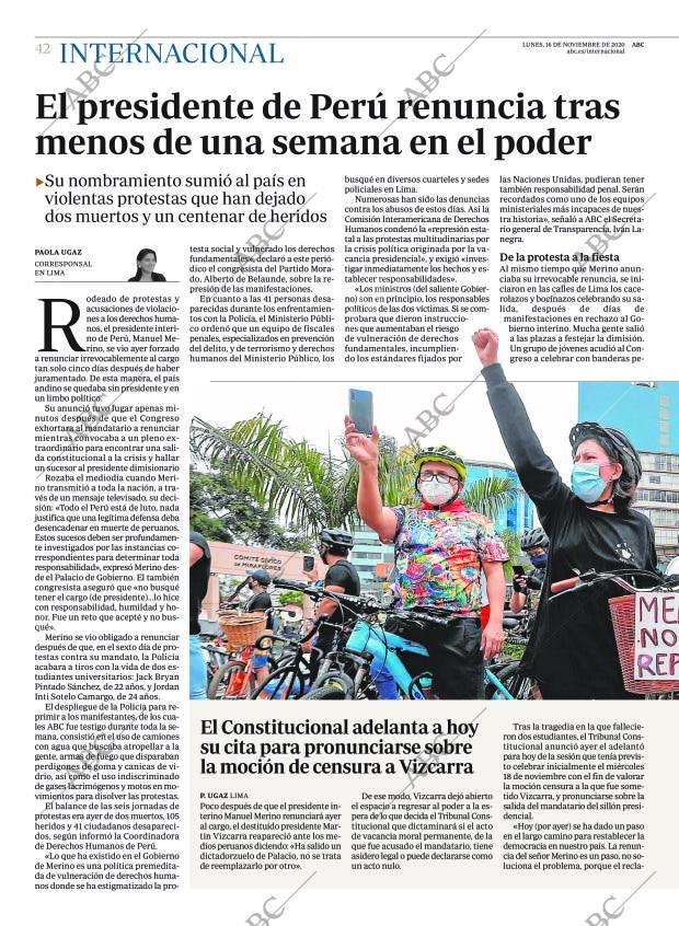 ABC CORDOBA 16-11-2020 página 42