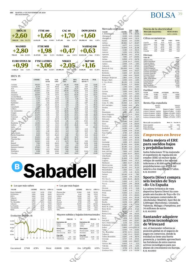 ABC MADRID 17-11-2020 página 39