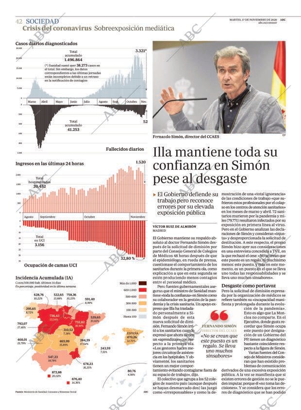 ABC MADRID 17-11-2020 página 42