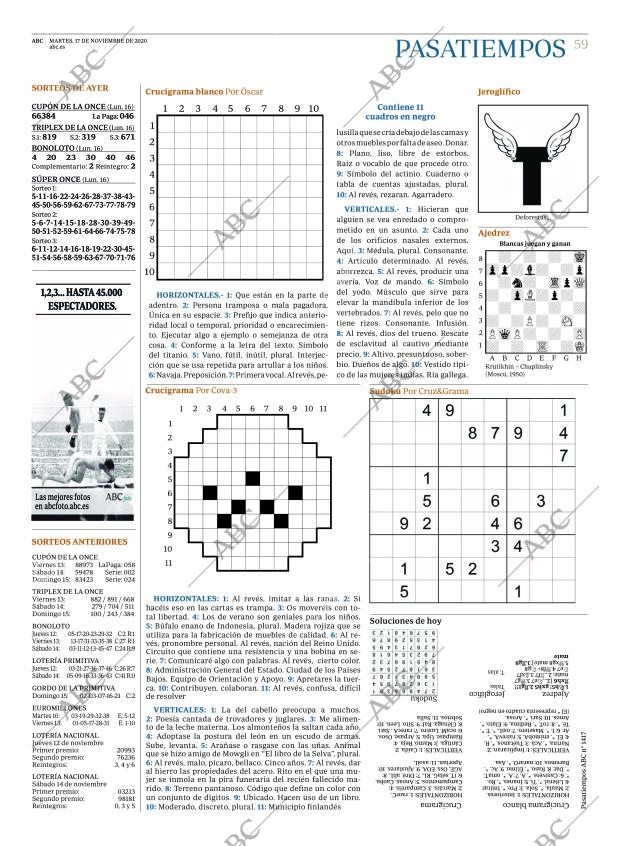 ABC MADRID 17-11-2020 página 59