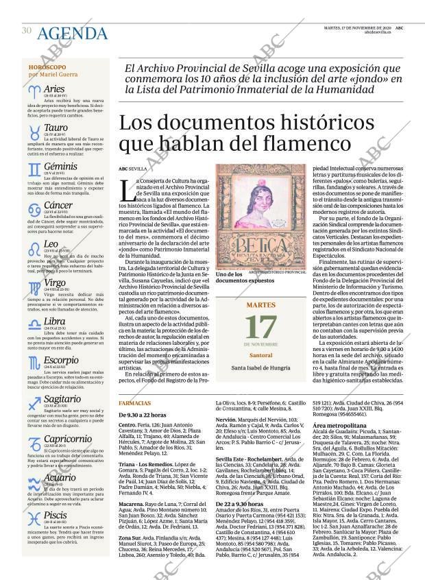 ABC SEVILLA 17-11-2020 página 30