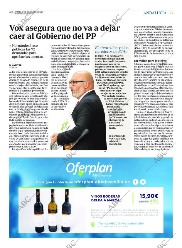 ABC SEVILLA 17-11-2020 página 35