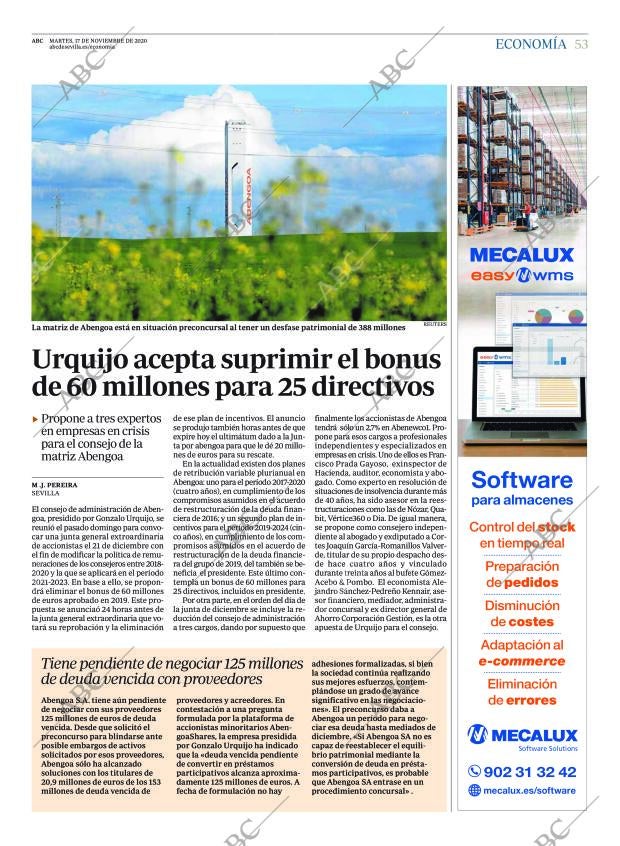 ABC SEVILLA 17-11-2020 página 53