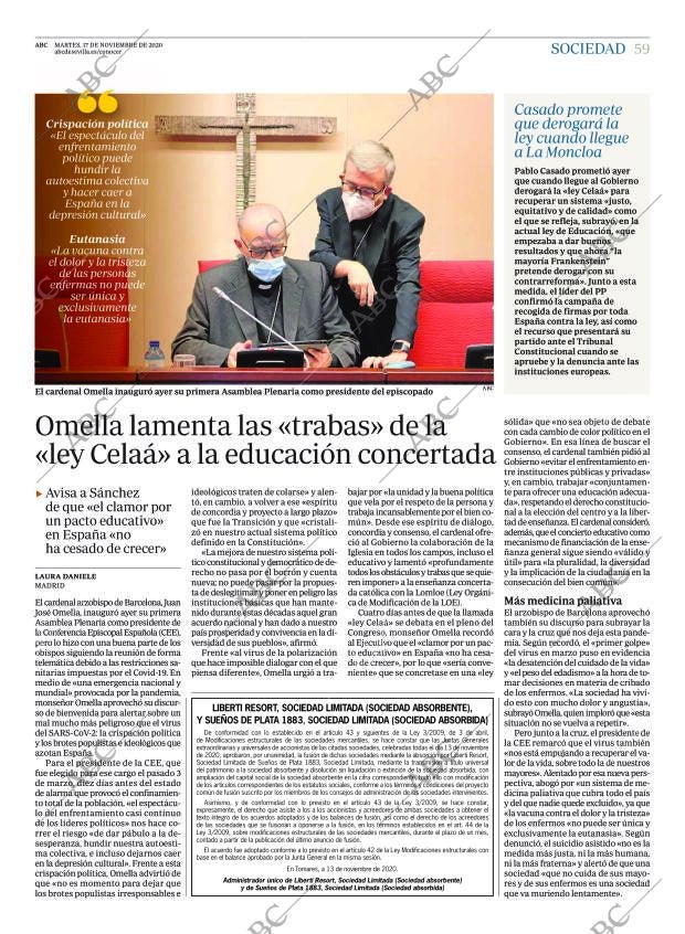 ABC SEVILLA 17-11-2020 página 59