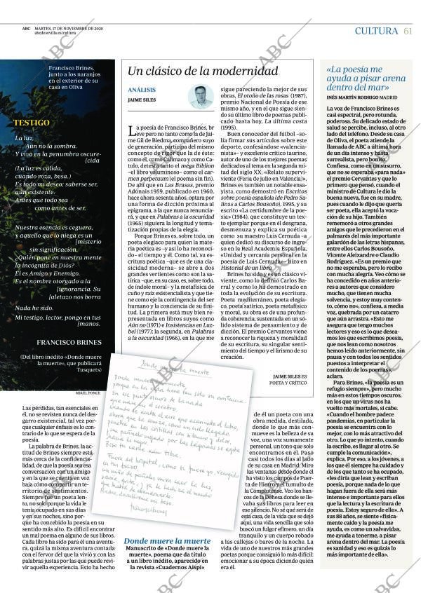 ABC SEVILLA 17-11-2020 página 61