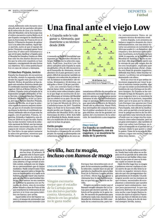ABC SEVILLA 17-11-2020 página 69
