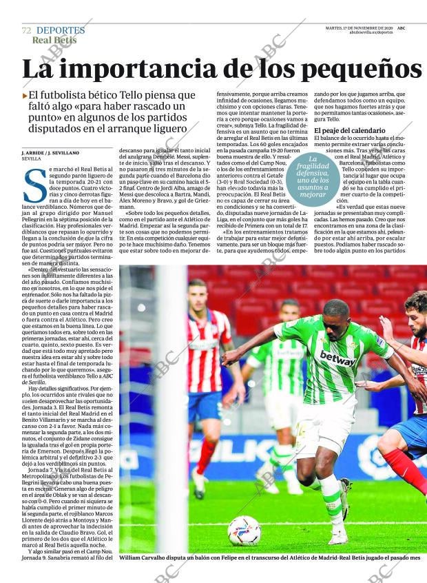 ABC SEVILLA 17-11-2020 página 72