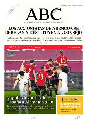 ABC SEVILLA 18-11-2020 página 1