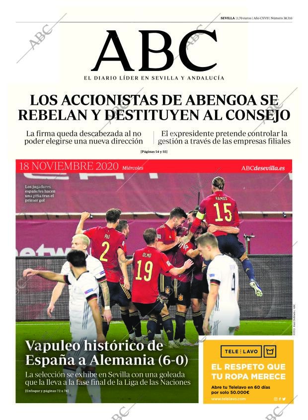 ABC SEVILLA 18-11-2020 página 1