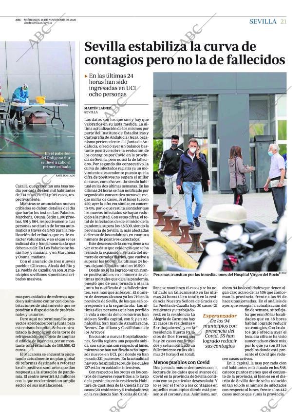ABC SEVILLA 18-11-2020 página 21