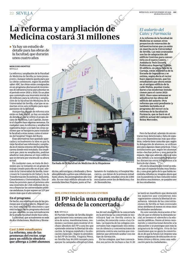 ABC SEVILLA 18-11-2020 página 22