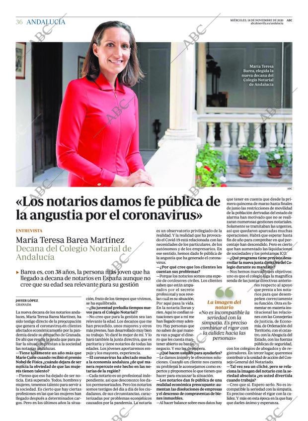 ABC SEVILLA 18-11-2020 página 36