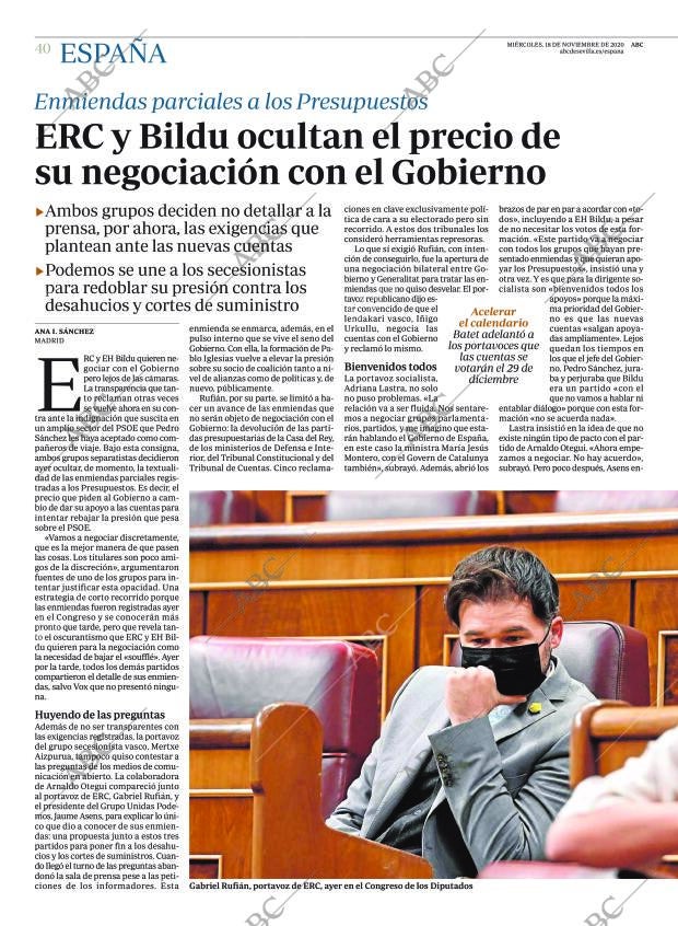 ABC SEVILLA 18-11-2020 página 40