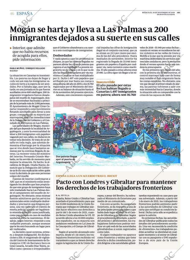 ABC SEVILLA 18-11-2020 página 46