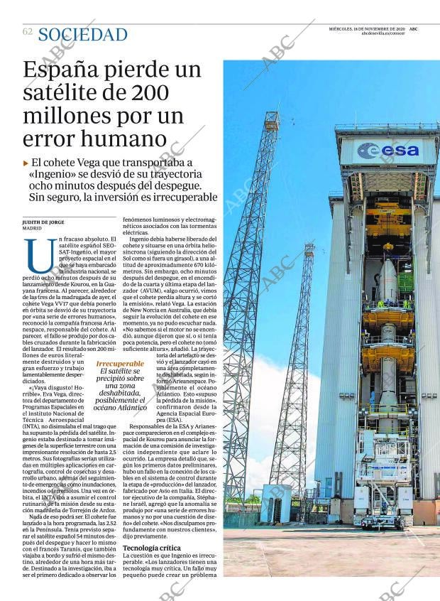 ABC SEVILLA 18-11-2020 página 62