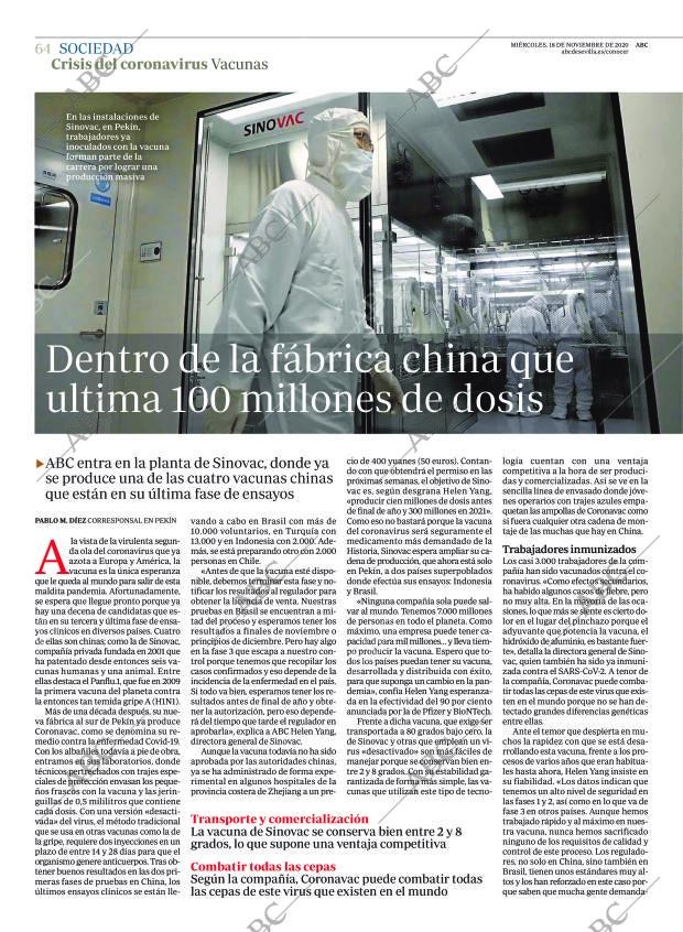 ABC SEVILLA 18-11-2020 página 64