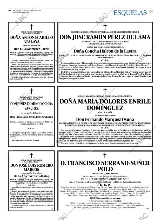 ABC SEVILLA 18-11-2020 página 69