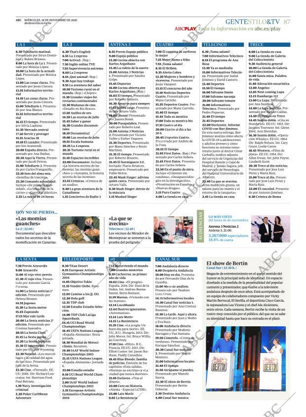 ABC SEVILLA 18-11-2020 página 87