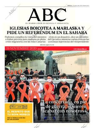 ABC SEVILLA 19-11-2020 página 1