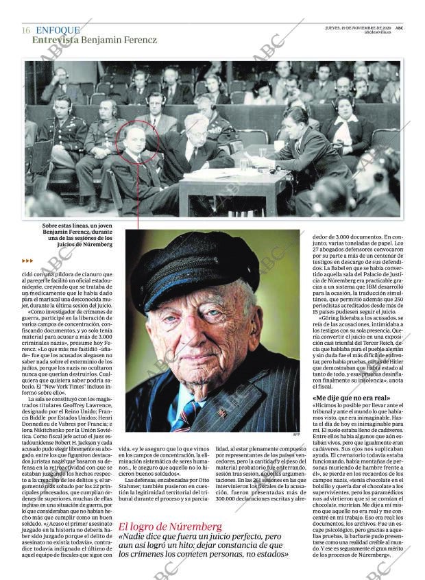 ABC SEVILLA 19-11-2020 página 16