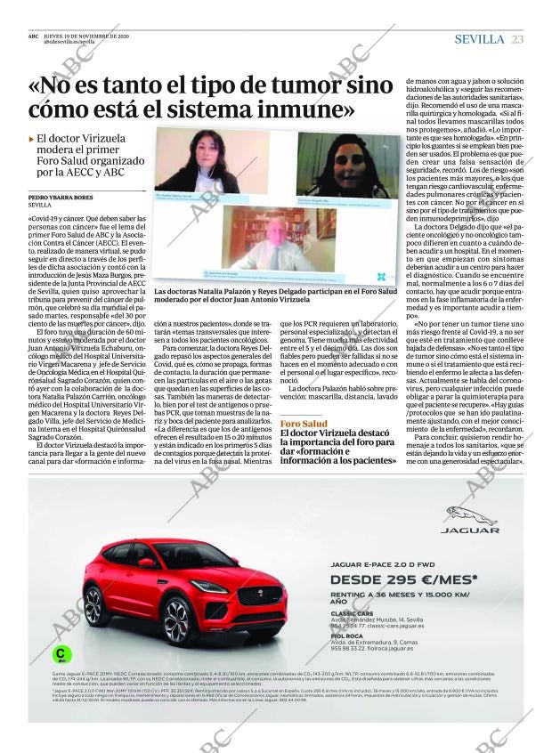 ABC SEVILLA 19-11-2020 página 23