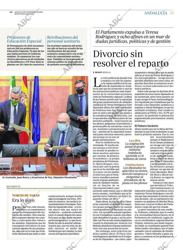 ABC SEVILLA 19-11-2020 página 35