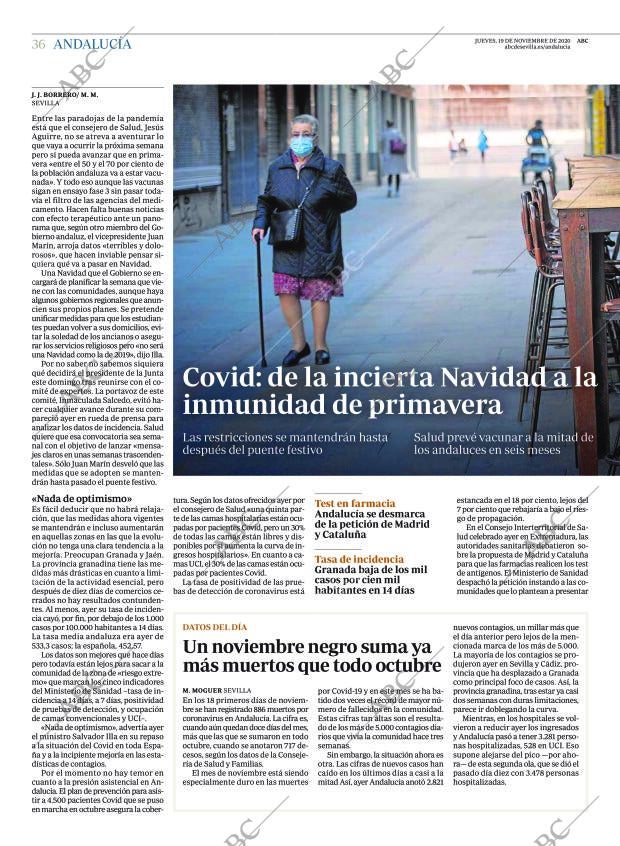 ABC SEVILLA 19-11-2020 página 36
