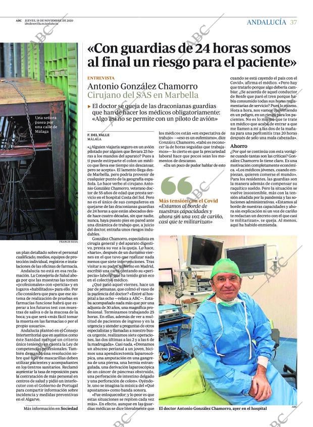 ABC SEVILLA 19-11-2020 página 37