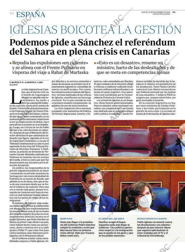 ABC SEVILLA 19-11-2020 página 44